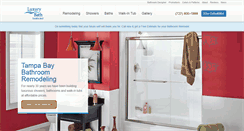 Desktop Screenshot of luxurybathtampabay.com